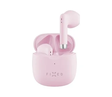 Speciální Cena Bezdrátová TWS sluchátka FIXED Pods, růžová