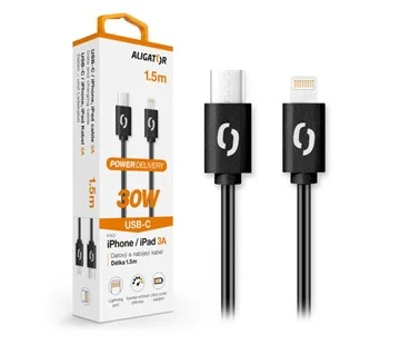 Omezená Nabídka Aligator DK POW. 30W USB-C/ligt. 1,5M DATKP50