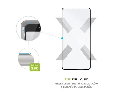Top Prodej Ochranné tvrzené sklo FIXED Full-Cover pro Huawei P40, lepení přes celý displej, černé