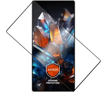 Ultra odolné tvrzené sklo FIXED Armor s Anti-dust aplikátorem a AR vrstvou pro Samsung Galaxy S25 Ultra, černé Časově Omezené