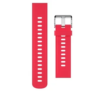Nejprodávanější Aligator řemínek silikonový 22mm, červený 22AW010