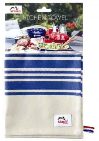 Staub Bavlněná kuchyňská utěrka, modrá Top Prodej