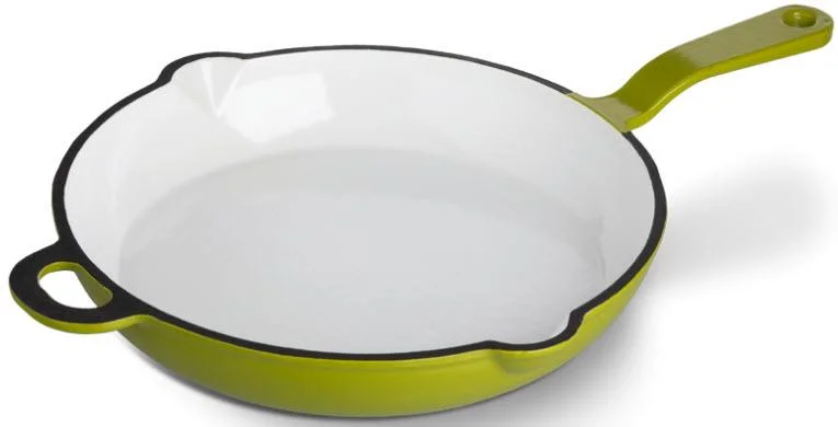 MAGDALENA litinová pánev 28 cm Gourmetina trávníkově zelená Jen Po Omezenou Doba