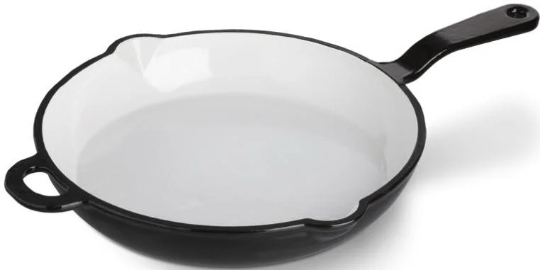 Oblíbený MAGDALENA litinová pánev 28 cm Gourmetina uhlově černá