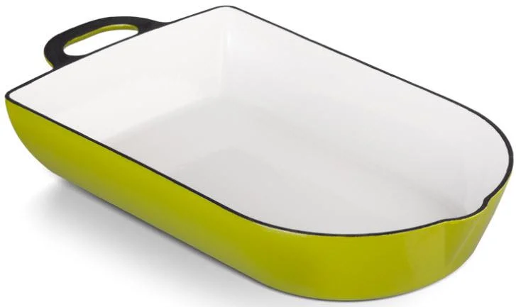 Nejlepší Cena GUSTAV SOLO litinový pekáč 38 x 22 cm Gourmetina trávníkově zelená