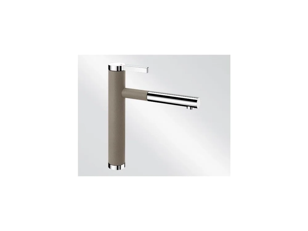 Omezená Nabídka Blanco LINEE S Silgranit-look dvoubarevná tartufo/chrom
