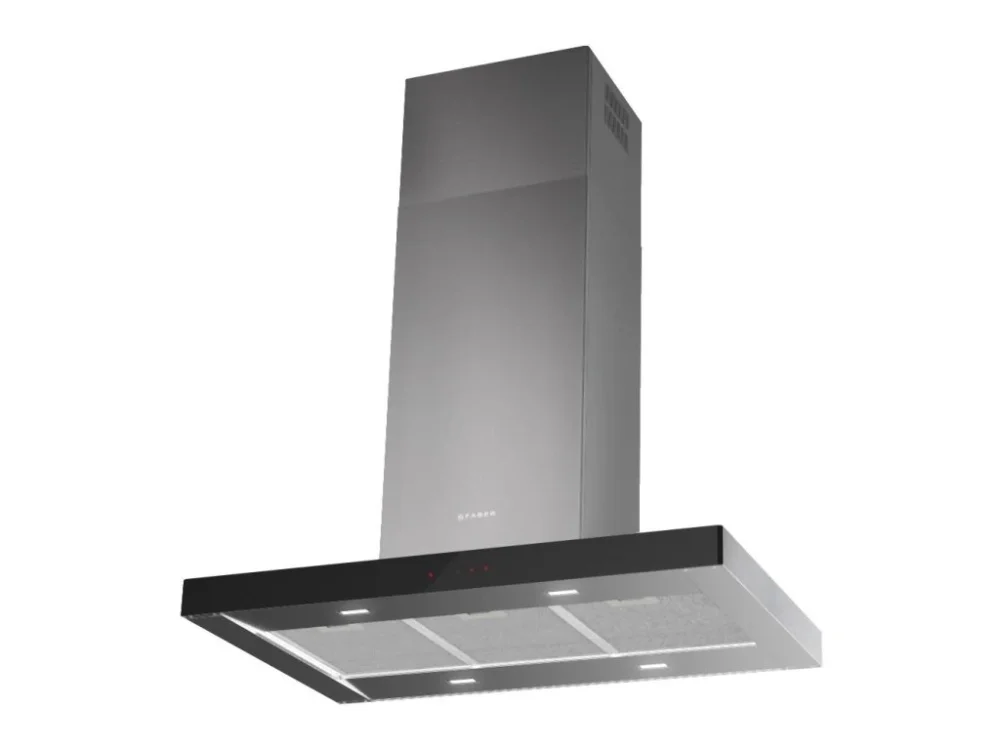Ostrůvková digestoř STILO GLASS SMART ISOLA X/BK A90 Novinka