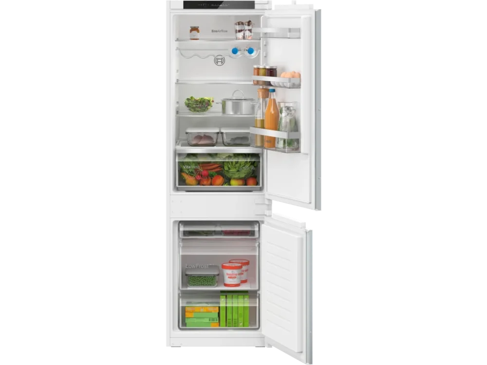 Originální Serie | 4 Vestavná chladnička s mrazákem dole 177.2 x 54.1 cm sliding hinge KIV86VSE0