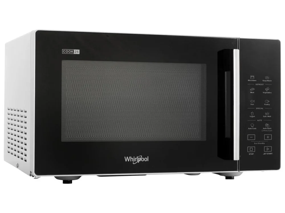 Sezónní Sleva Volně stojící mikrovlnná trouba Whirlpool: černá barva - MWP 251 SB