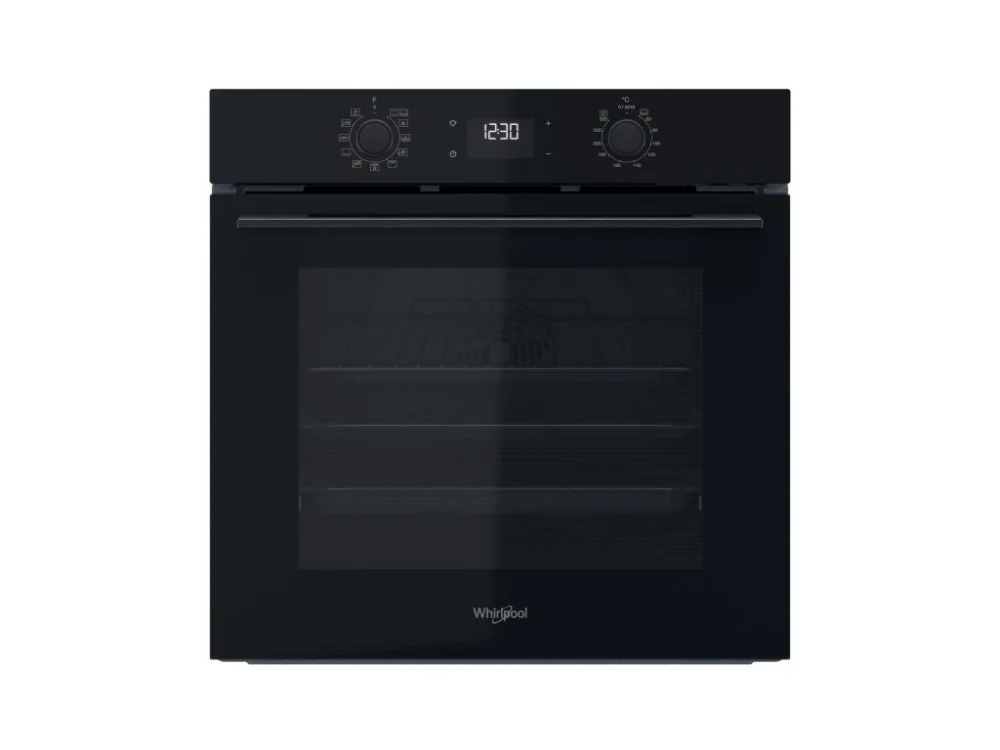 Bezpečná Platba Vestavná elektrická trouba Whirlpool: černá barva, samočištění - OMK58HU1B