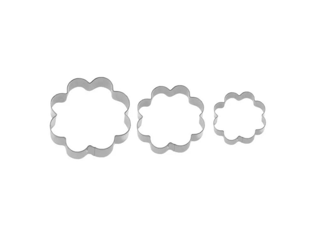 Sada vykrajovátek KVĚTINA 4,5,6 cm / 3 ks Cenová Bomba