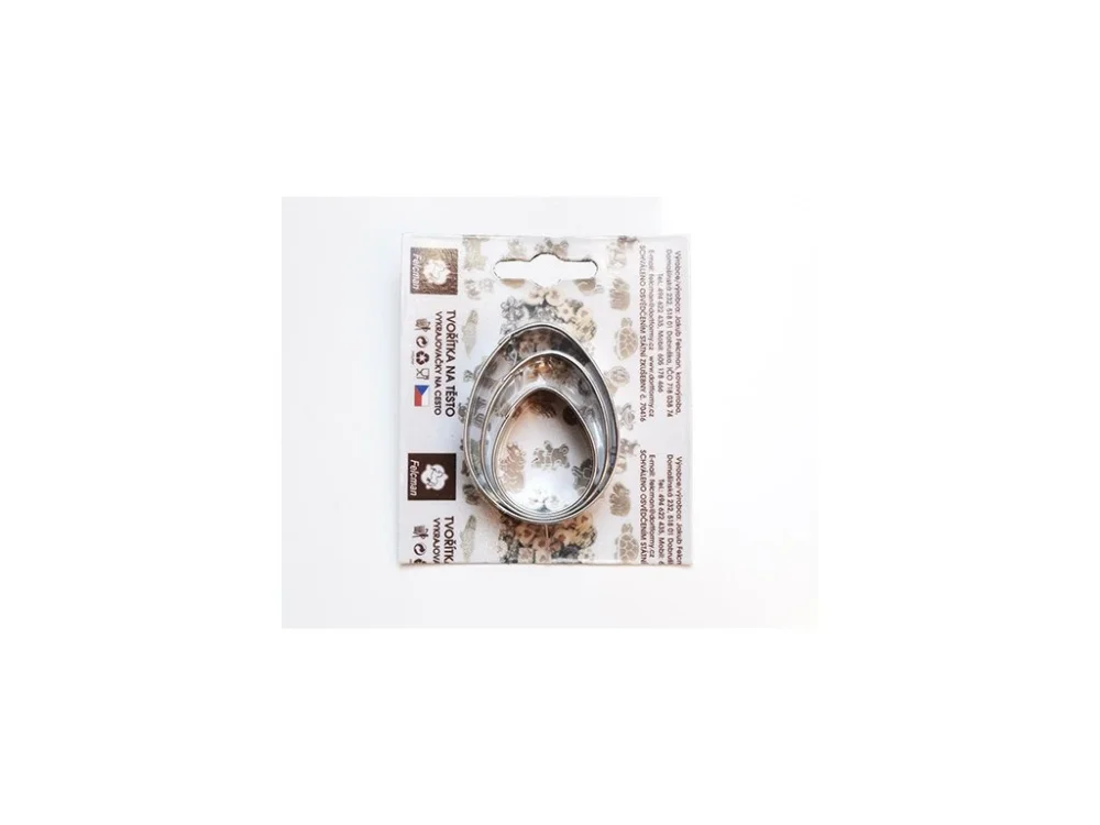 Originální vykr.NR 0564 Vajíčka, 4,5cm, sada-3ks /b.SKIN