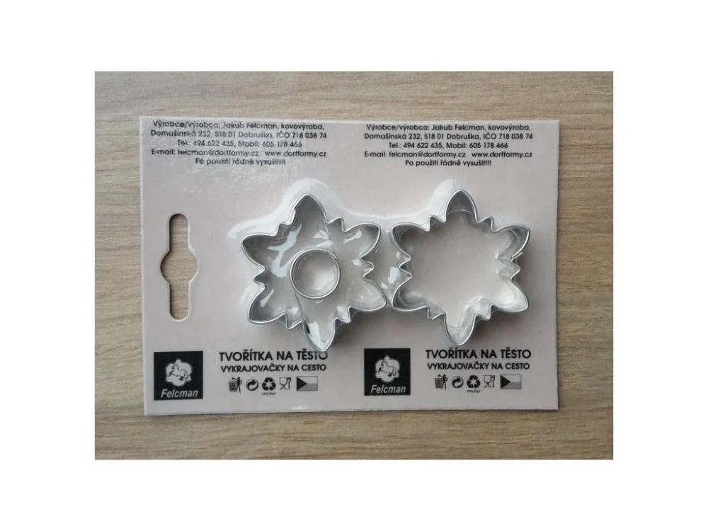 Autentický vykr. 0874 Růže, 4,1cm, 2ks /b.SKIN/