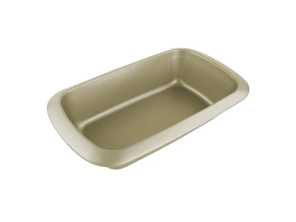 Vysoce Kvalitní FORMA NA KOLÁČ KITCHISIMO 29X17X6.3 ZLATÁ UHL.OCEL