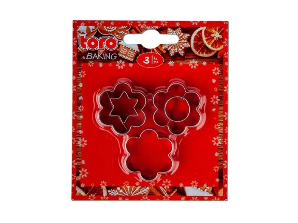 Vykrajovátka na cukroví 3ks TORO kytička Nejlepší Cena