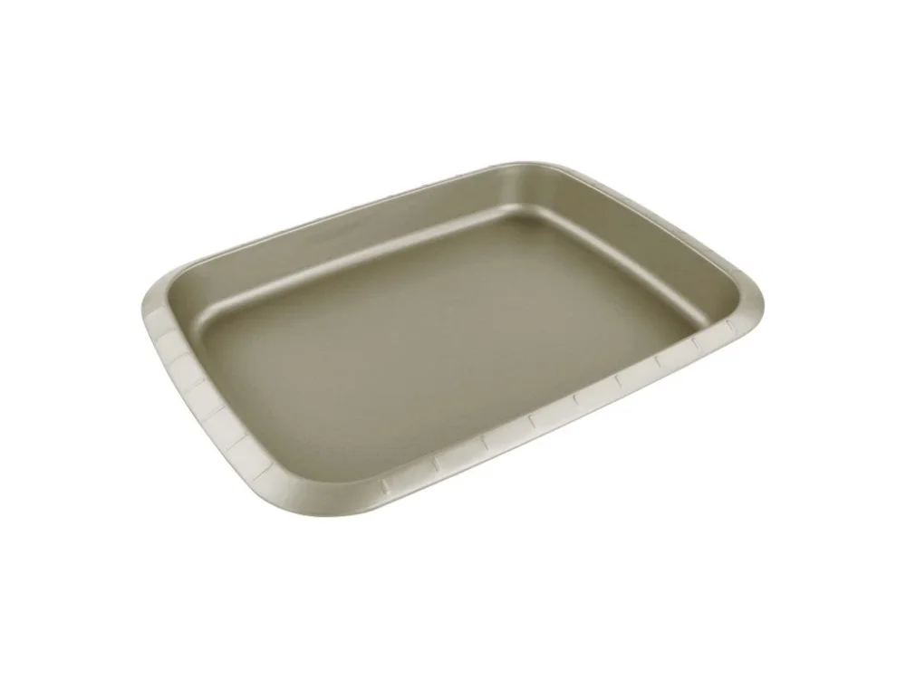 Přímo Od Výrobce PEKÁČ KITCHISIMO 39.3X27.5X4.7 ZLATÁ UHLÍKOVÁ OCEL