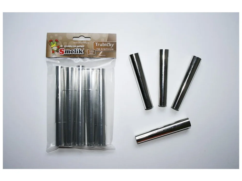 Nízká Cena trubičky 100mm-10ks-kremrole, č.824-10ks