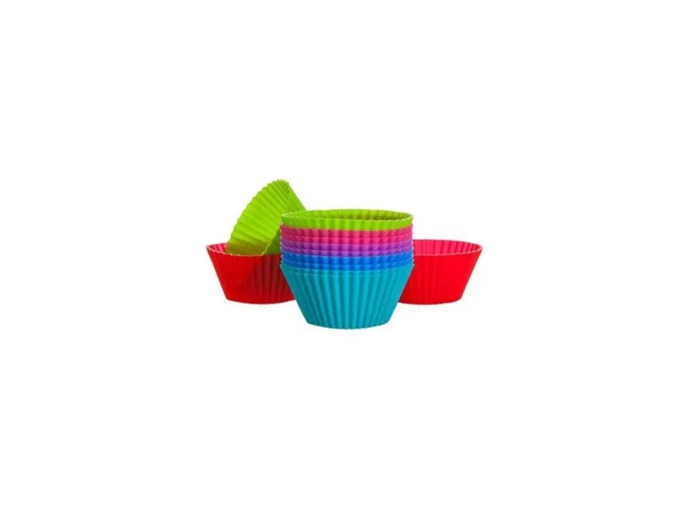 košíček na pečení 6x2,7cm silikon mix barev (12ks) CULINARIA Red Aktuální