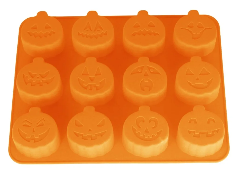 FORMA NA PEČENÍSILIKONDÝNĚ 12KS ORANŽOVÁ Autentický