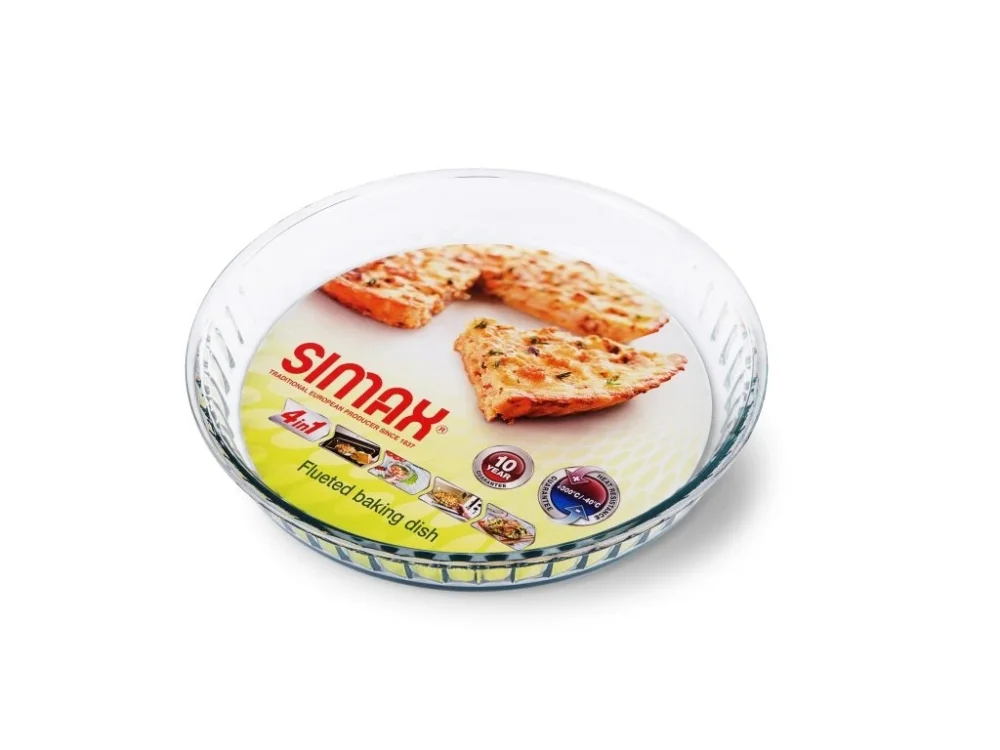 forma koláč, 2,1 l, d26x5,8cm, var. sklo SIMAX Horká Nabídka