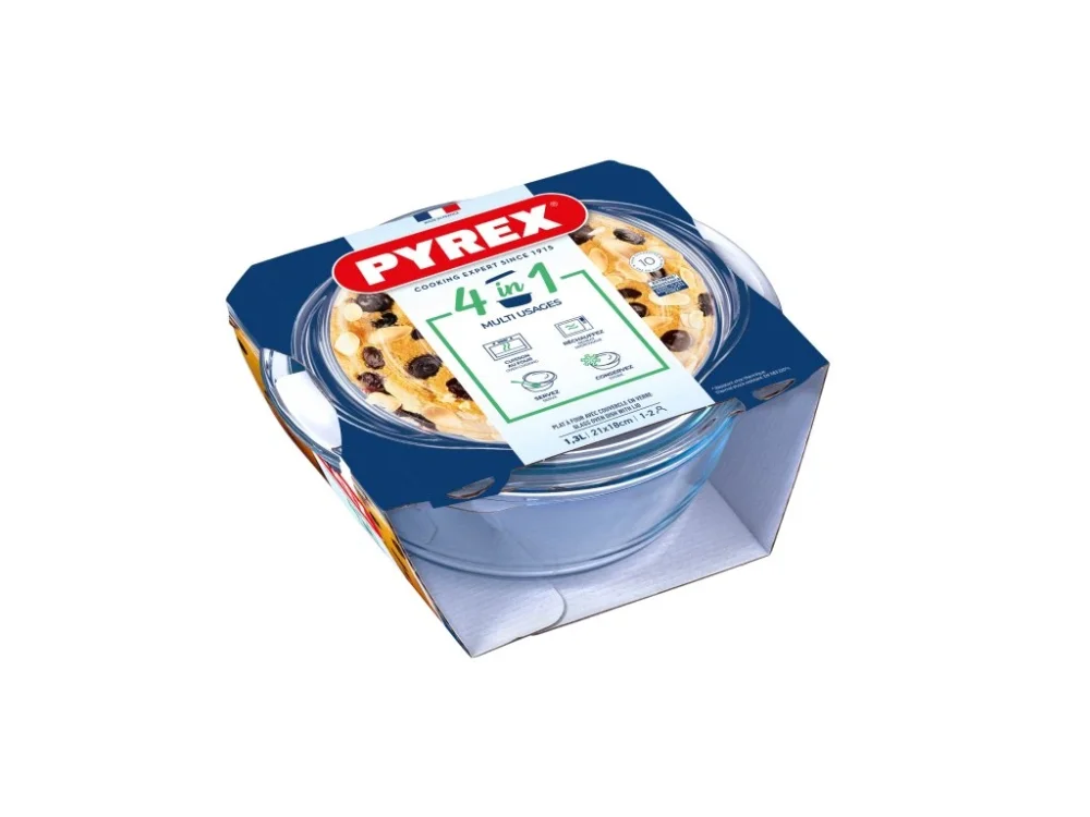 Skleněná zapékací mísa PYREX s víkem 21x18cm/1l Koupit Online