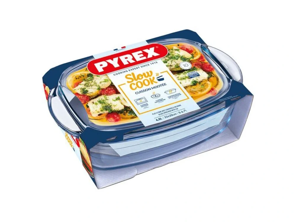 Top Prodej Skleněná zapékací mísa PYREX s víkem 33x20cm/4,5l