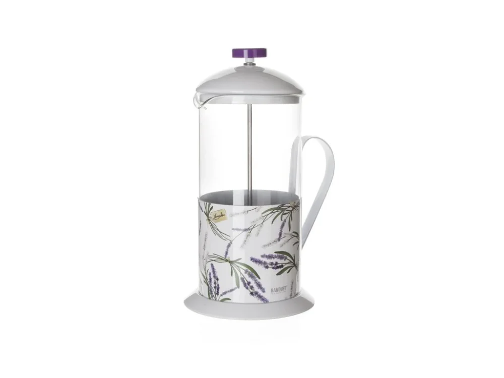Originální konvice na kávu LAVENDER 1l sklo+PH BÍ