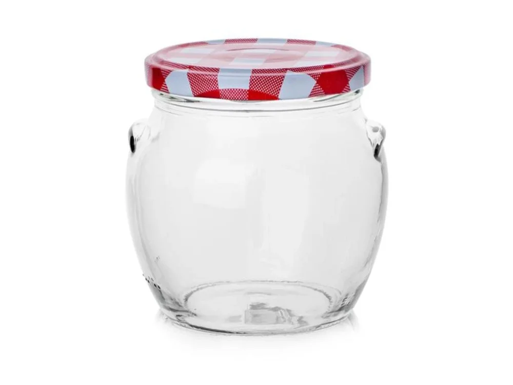 SKLENICE S VÍČKEM AMFORA 520 ML Akční Cena