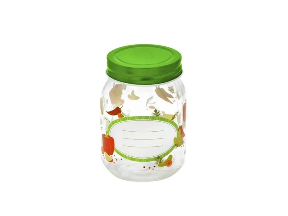 SKLENICE ZAVAŘOVACÍ S VÍČKEM ZELENINA 380ML Rychlé Dodání