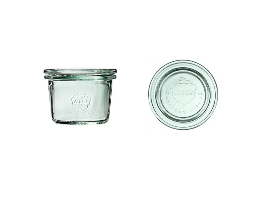 Ověřený WECK sklen.zavař.80ml+víčko- 1ks-WECK Sturz (d 60)