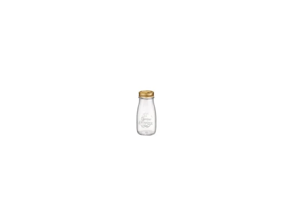 Hit Sezóny láhev zavař. 400ml QUATTRO ST. d7,43x15,5cm, kov.šr.uzávěr