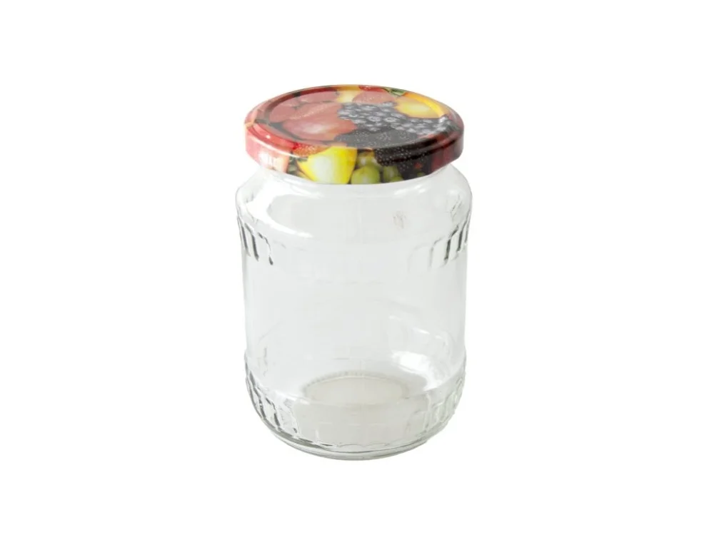 sklenice zavařovací 370ml TWIST 66 + víčka OVOCE (8ks) Značkový