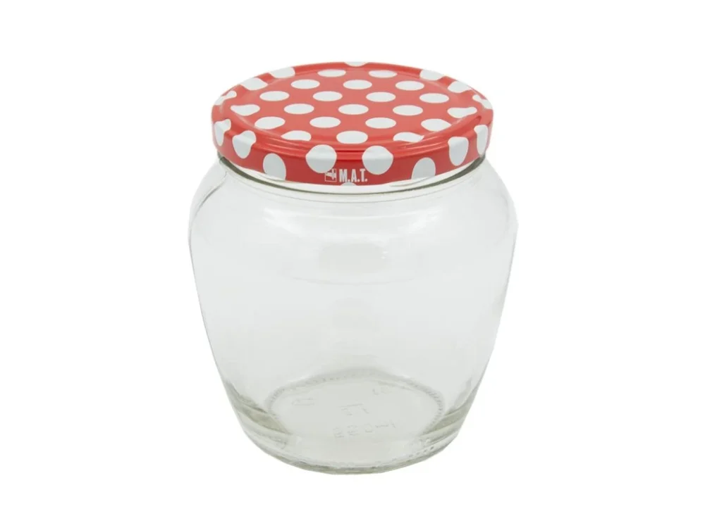 sklenice zavařovací550ml TWIST 82 + víčka PUNTÍK (8ks) Poslední Šance