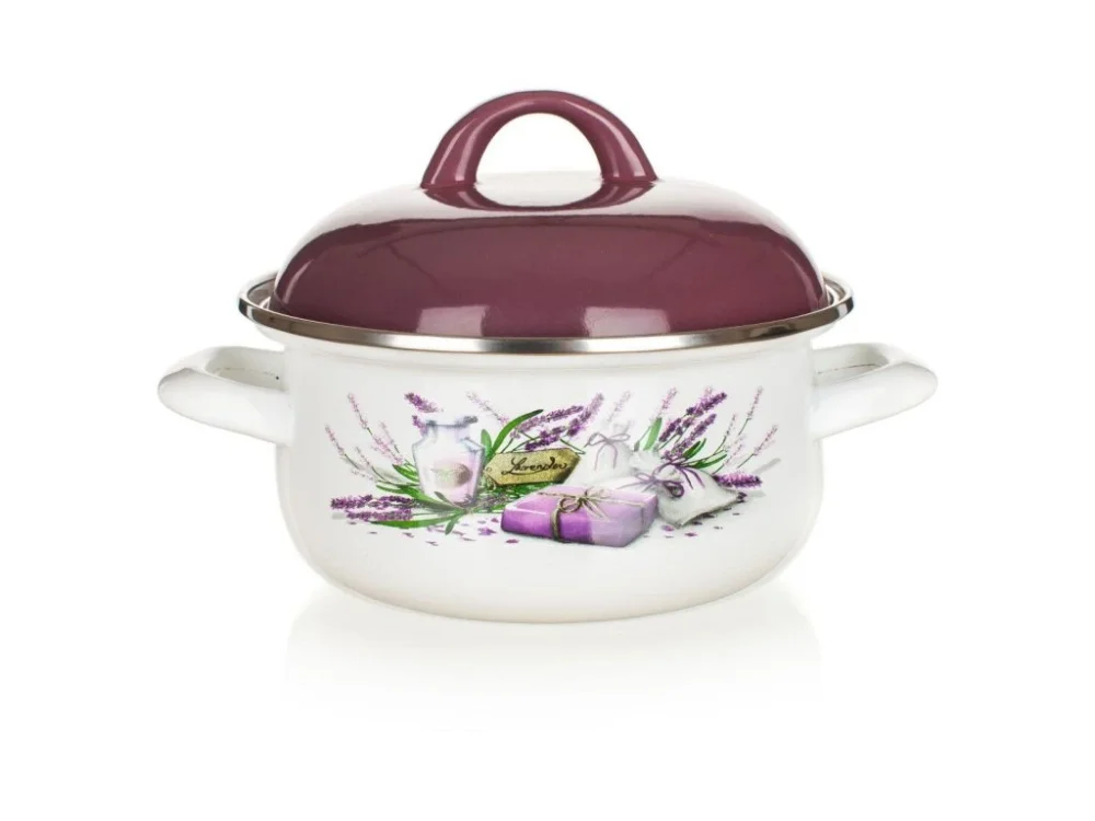 Horká Nabídka kastrol LAVENDER 18cm 1,4l s poklicí