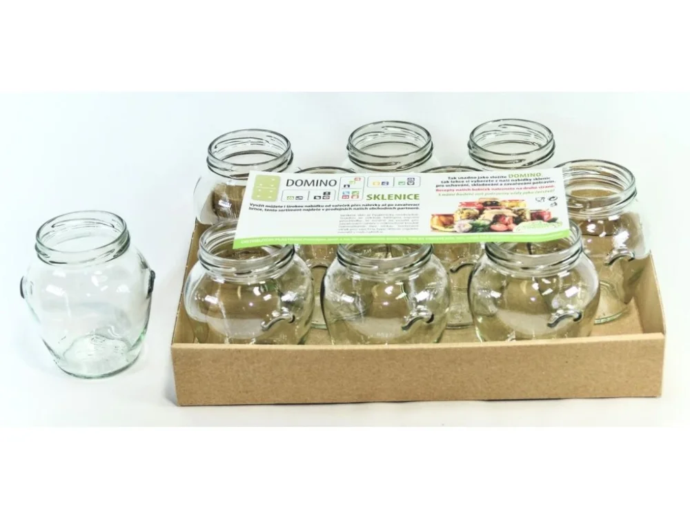 Výhodná Nabídka sklen.zavař. 314ml- 9ks-ORCIO (Amfora)-TO63