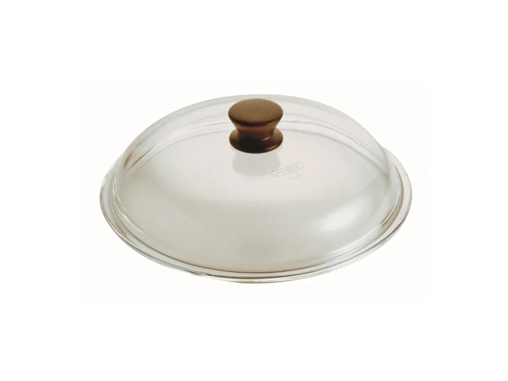 Cenově Výhodný poklice d16cm, PYREX sklo, vč. dřev. úchytu