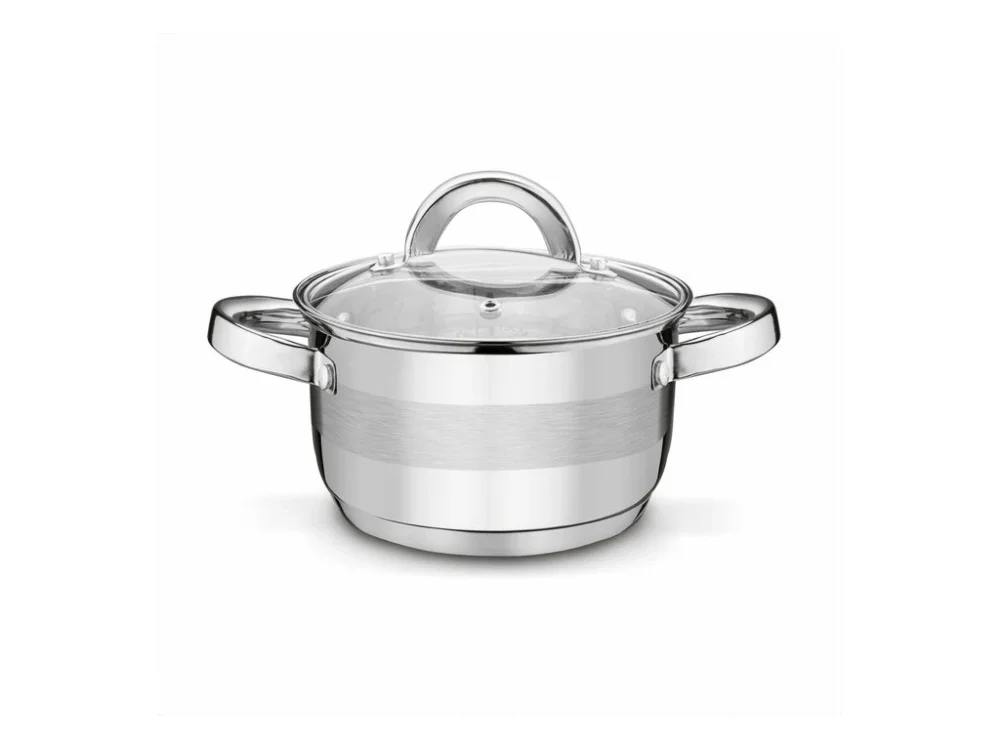 Ověřený hrnec d16cm+PO sklo, ( 1,5l) ROGER, indukce, NR