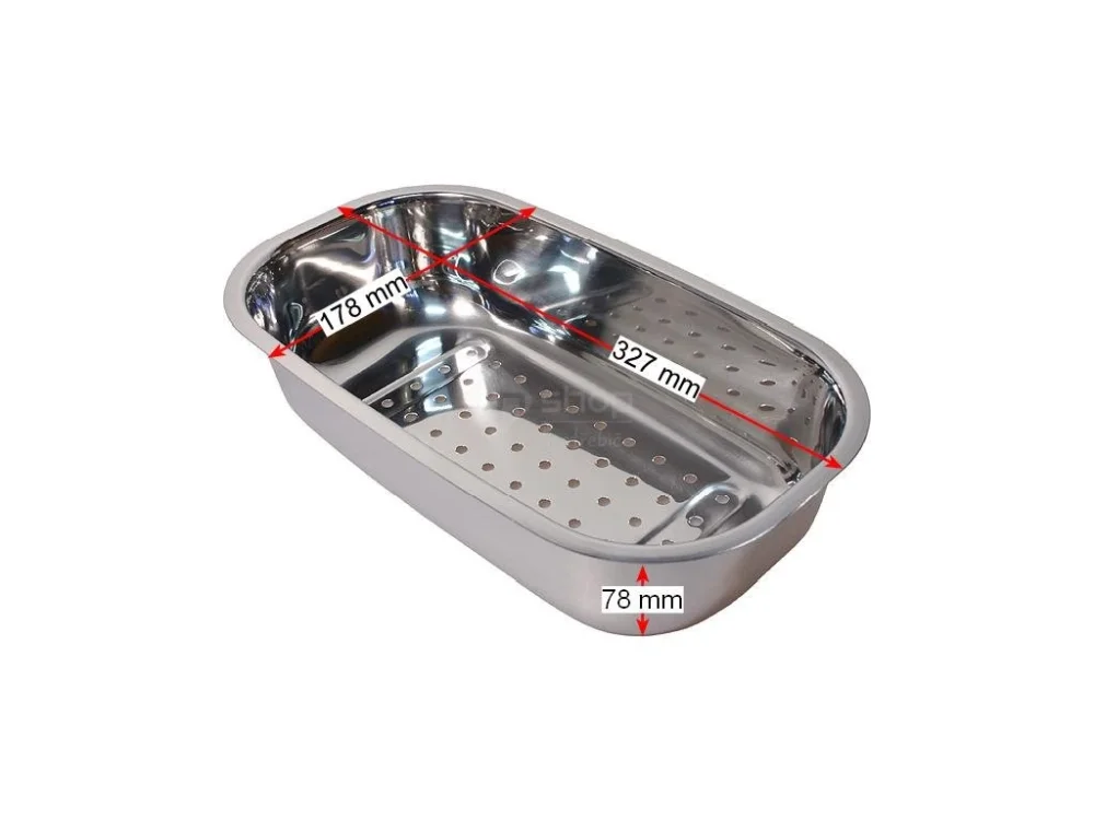 Expresní Doručení Blanco Miska nerez MULTI,PLUS 6,VIVA 327x178x78mm