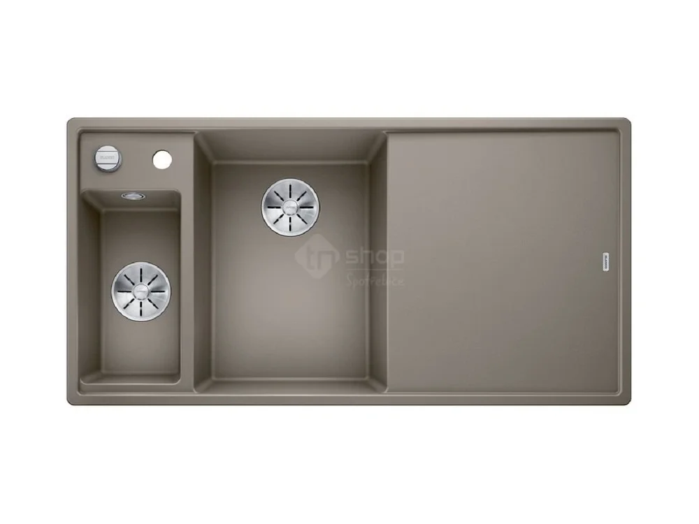 Blanco AXIA III 6 S InFino Silgranit tartufo sklen.kráj.deska dřez vlevo s exc. Horká Nabídka