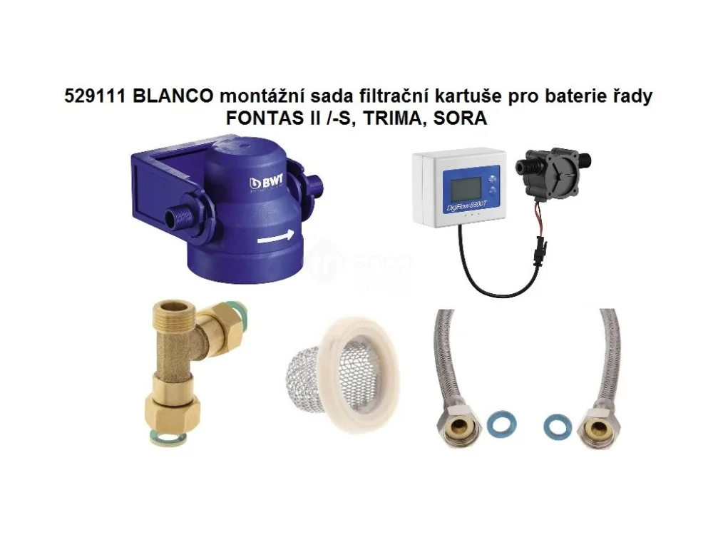 Instalační sada pro montáž filtrace k bateriím na filtrovanou vodu Expresní Doručení