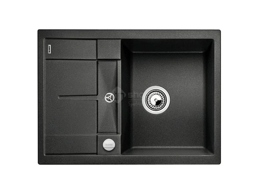 Super Cena Blanco METRA 45 S Compact Silgranit černá oboustranné provedení s excentrem