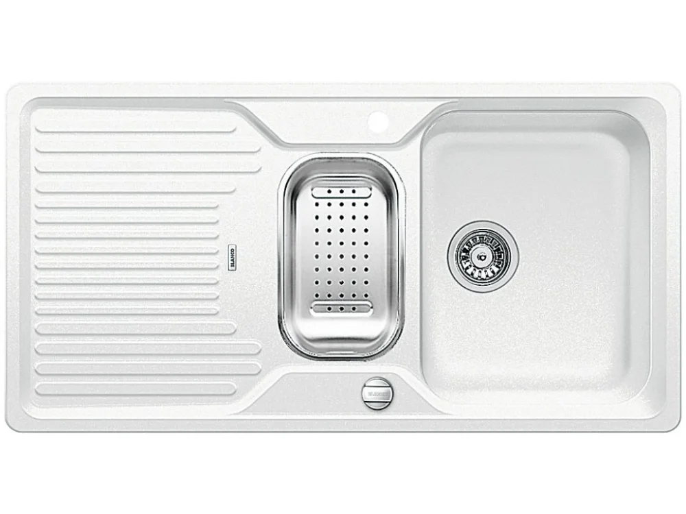 Blanco CLASSIC 6 S Silgranit bílá oboustranné provedení s excentrem+přísluš.nerez Must-Have