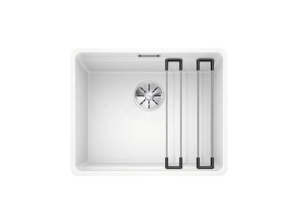 Blanco ETAGON 500 F InFino Silgranit bílá soft bez excentru s pojezdy Akční Cena