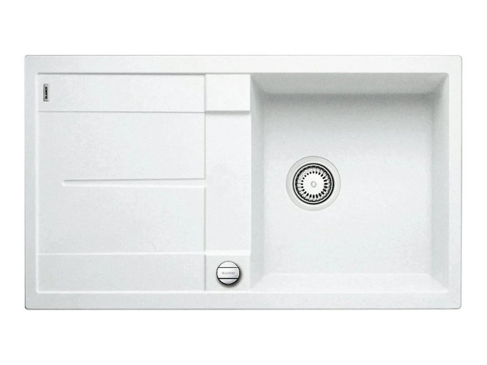 Must-Have Blanco METRA 5 S Silgranit bílá soft oboustranné provedení s excentrem