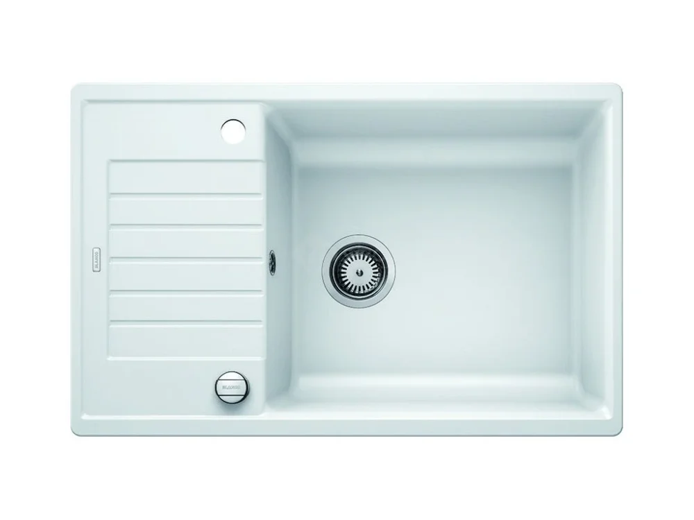 Víkendová Akce Blanco ZIA XL 6 S Compact silgranit bílá soft oboustranné provedení s excentrem