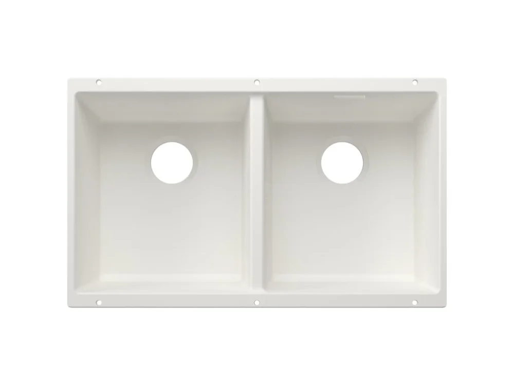 Super Cena Blanco SUBLINE 350/350 U InFino Silgranit bílá bez odtokové armatury