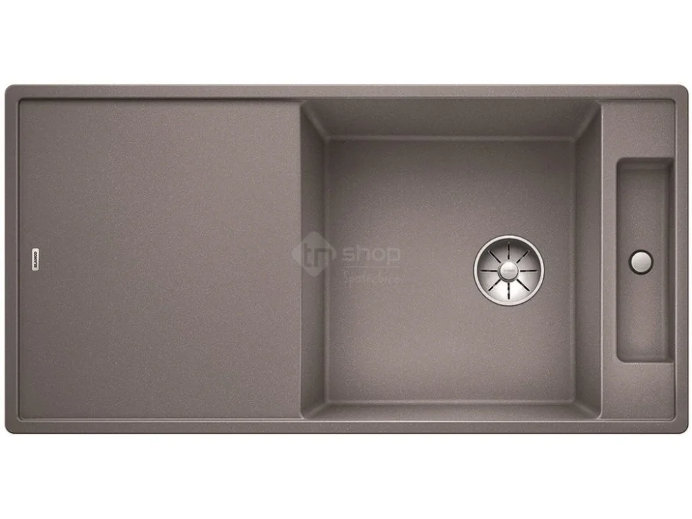 Blanco AXIA III XL 6 S-F InFino Silgranit aluminium skleněná kráj.deska oboustr.provedení Akční Cena
