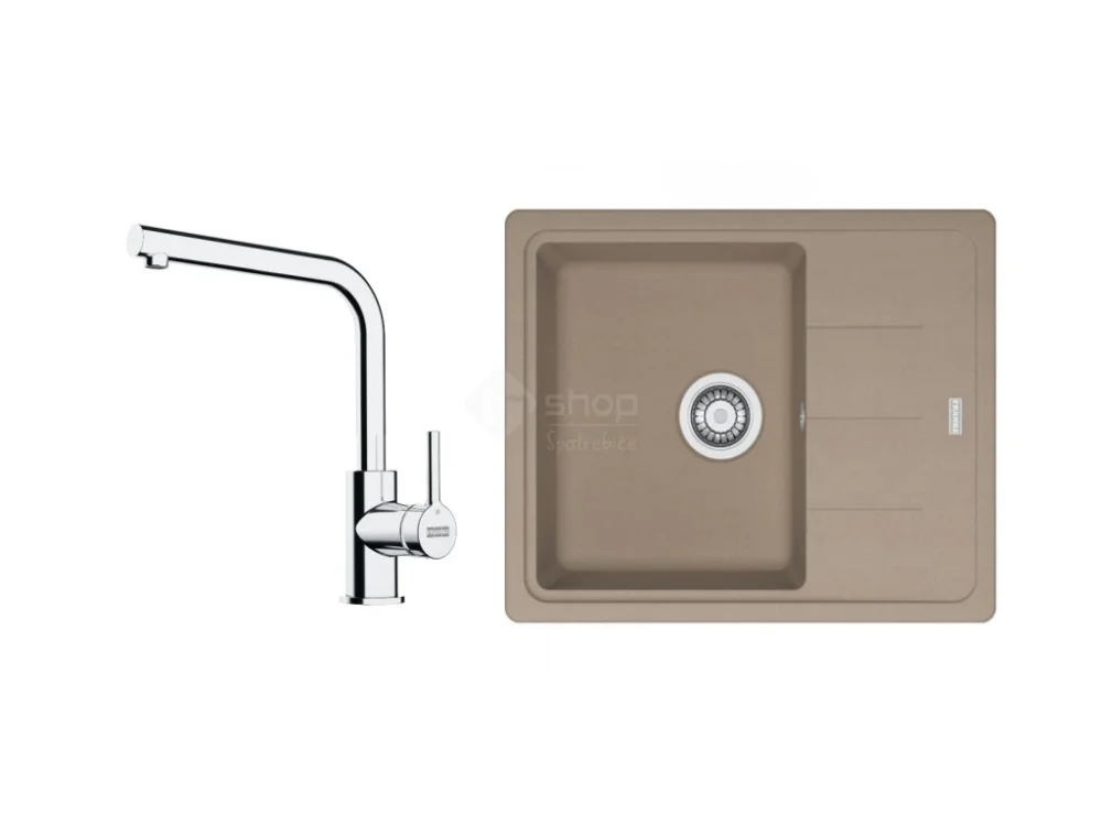 Vysoce Kvalitní Set Franke (dřez BFG 611-62 kašmír+ baterie FS 3230.031)