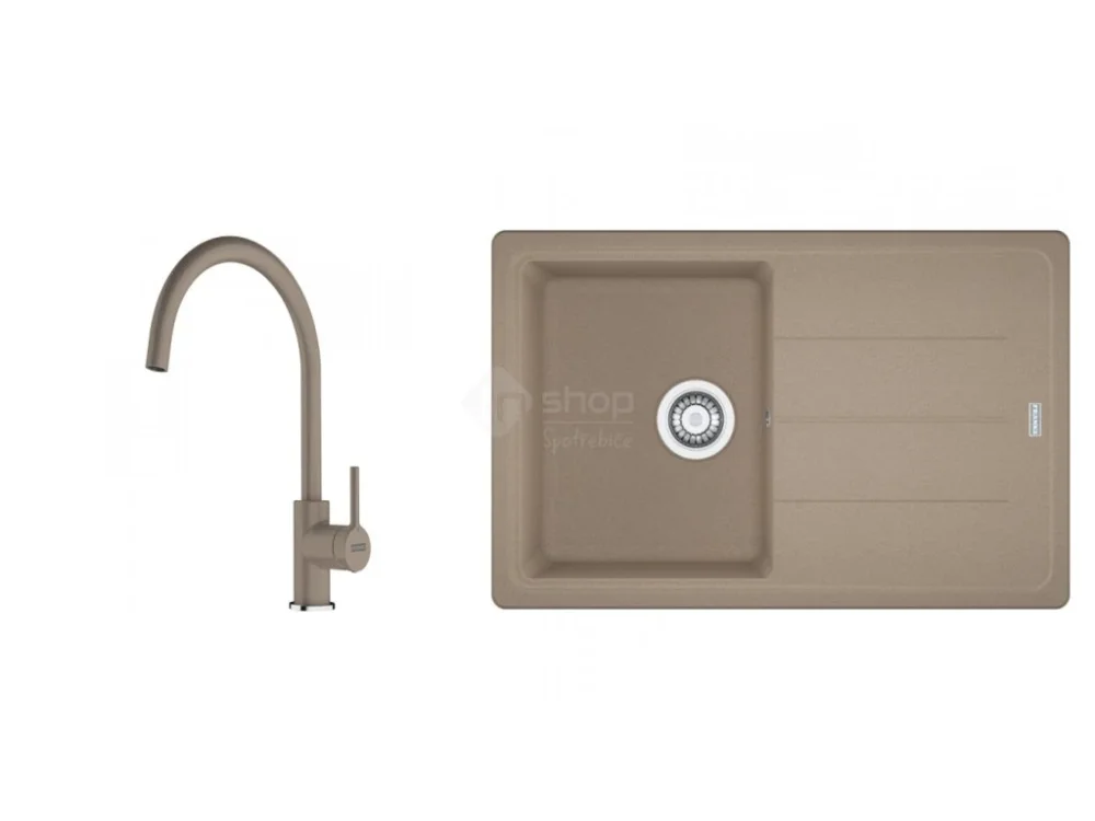 Set Franke (dřez BFG 611-78 kašmír+ baterie FC 6018.424) Značkový