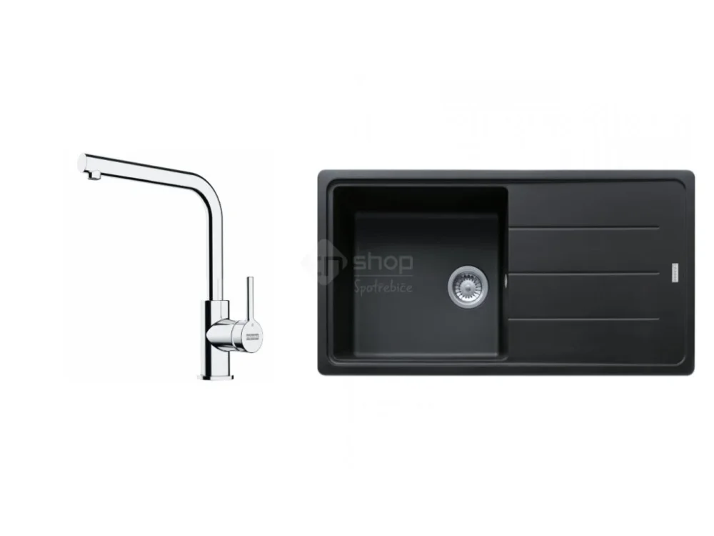 Set Franke (dřez BFG 611 onyx+ baterie FS 3230.031) Speciální Cena